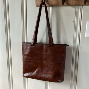 Patricia Nash brown leather tote NEW
